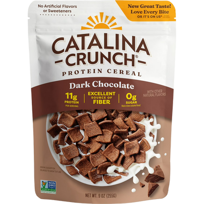 Catalina Crunch Dark Chocolate Protein Cereal, 9 oz