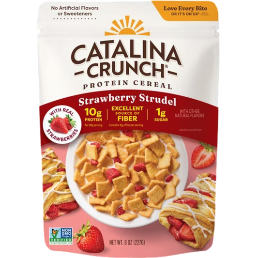 Catalina Crunch Strawberry Strudel Protein Cereal, 8 oz