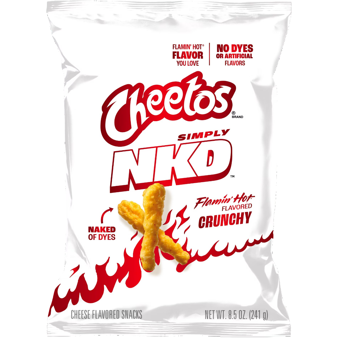 Cheetos Simply NKD Flamin' Hot Cheese Flavored Snacks, 8.5 oz