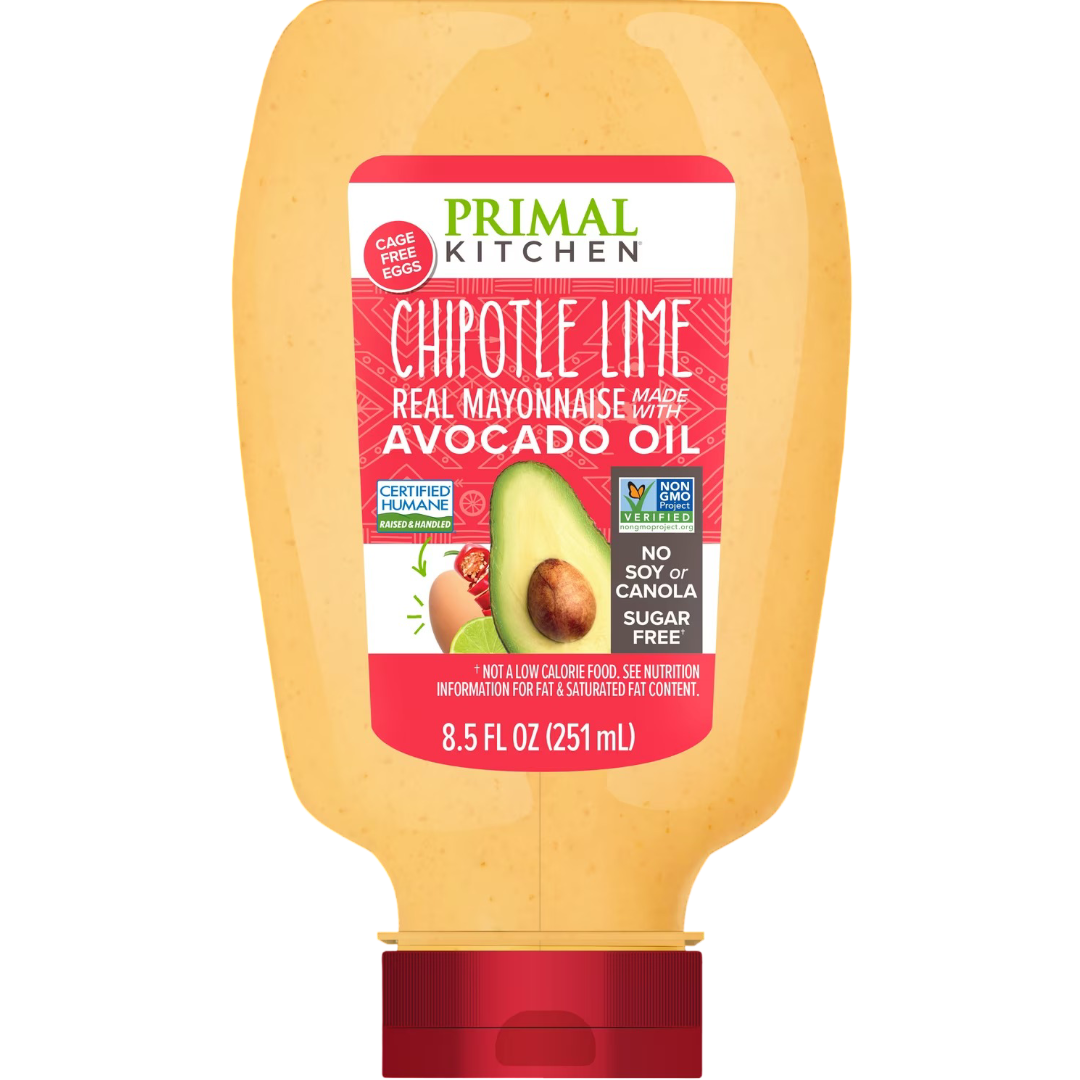 Primal Kitchen Chipotle Lime Mayonnaise 8.5 fl oz Squeeze Mayo