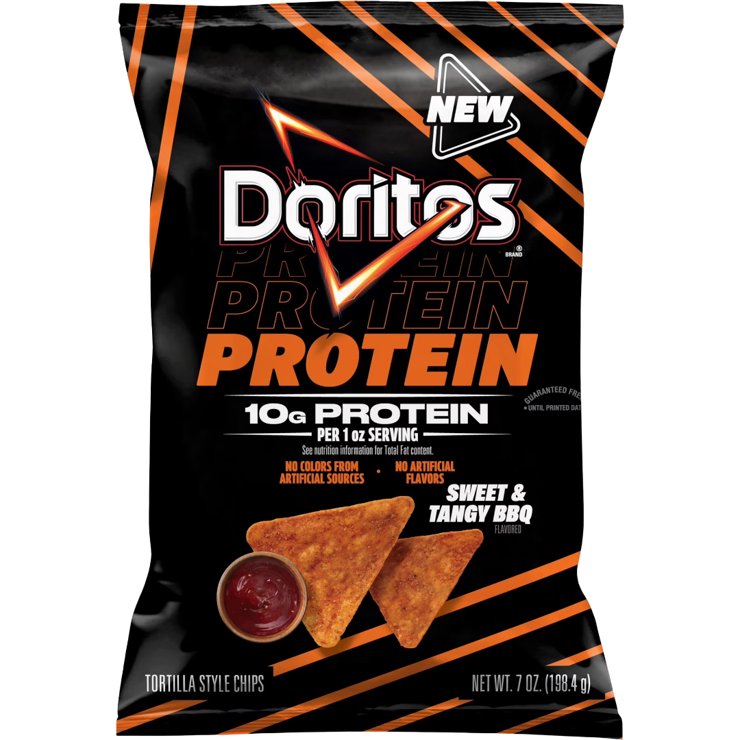 Doritos Protein Sweet & Tangy BBQ Tortilla Chips, 7 oz