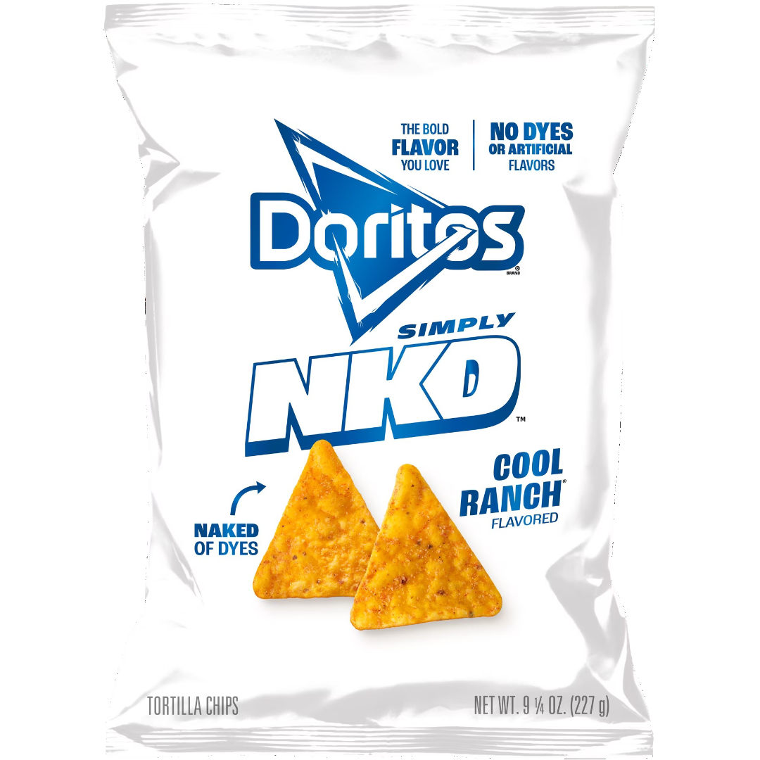 Doritos Simply NKD Cool Ranch Tortilla Chips Snacks, 9.25 oz