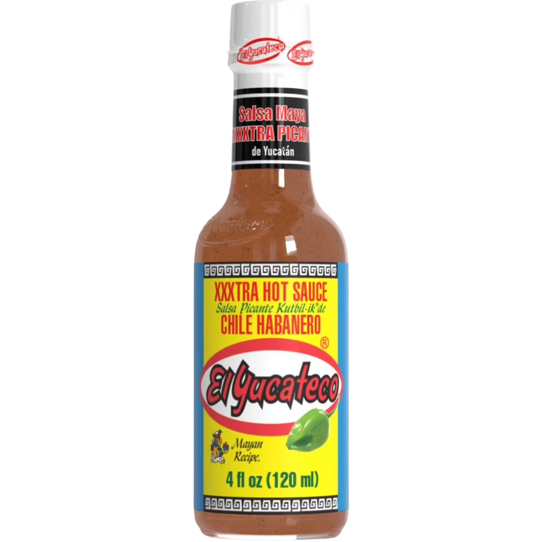El Yucateco Chile Habanero Xxxtra Hot Sauce, 4 fl oz