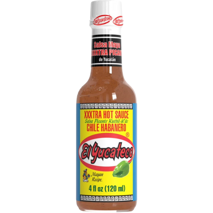 El Yucateco Chile Habanero Xxxtra Hot Sauce, 4 fl oz