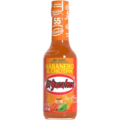El Yucateco Habanero Chiltepin Sauce, 4 fl oz