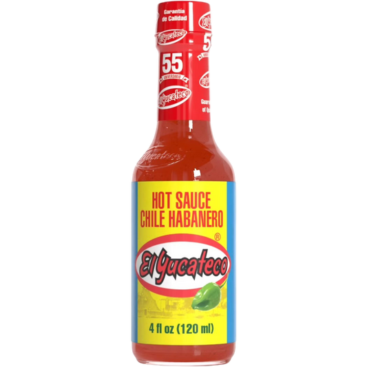 El Yucateco Red Chile Habanero Hot Sauce, 4 fl oz