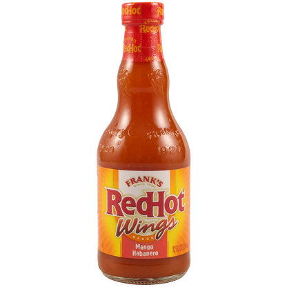 Frank's RedHot Mango Habanero Wings Sauce, 12 fl oz