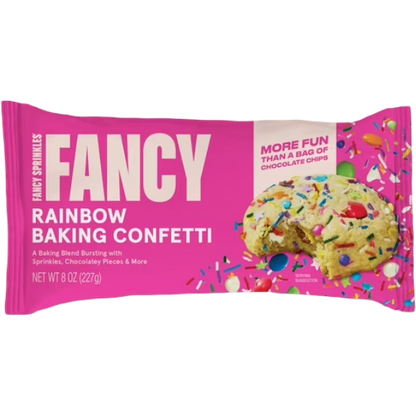 Fancy Sprinkles Rainbow Baking Confetti with Sprinkles & Candy-Coated Chocolate 8oz