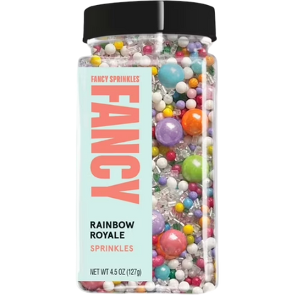 Fancy Sprinkles Rainbow Royale Dessert Sprinkles, 4.5 oz
