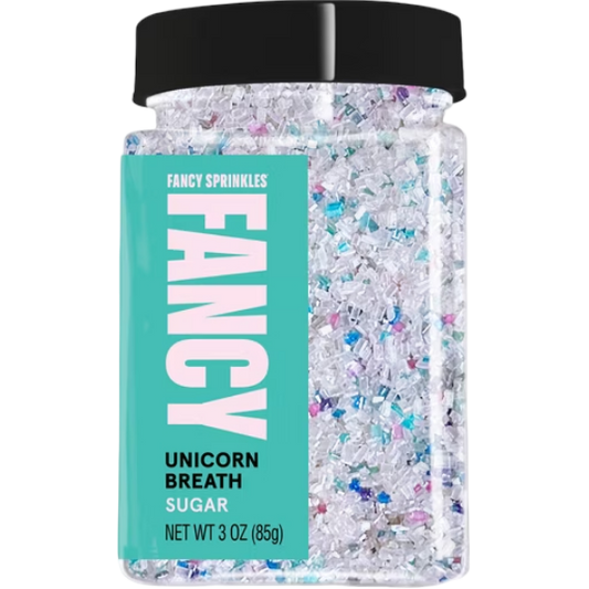 Fancy Sprinkles Unicorn Breath Sugar, Dessert Sprinkles, 3 oz