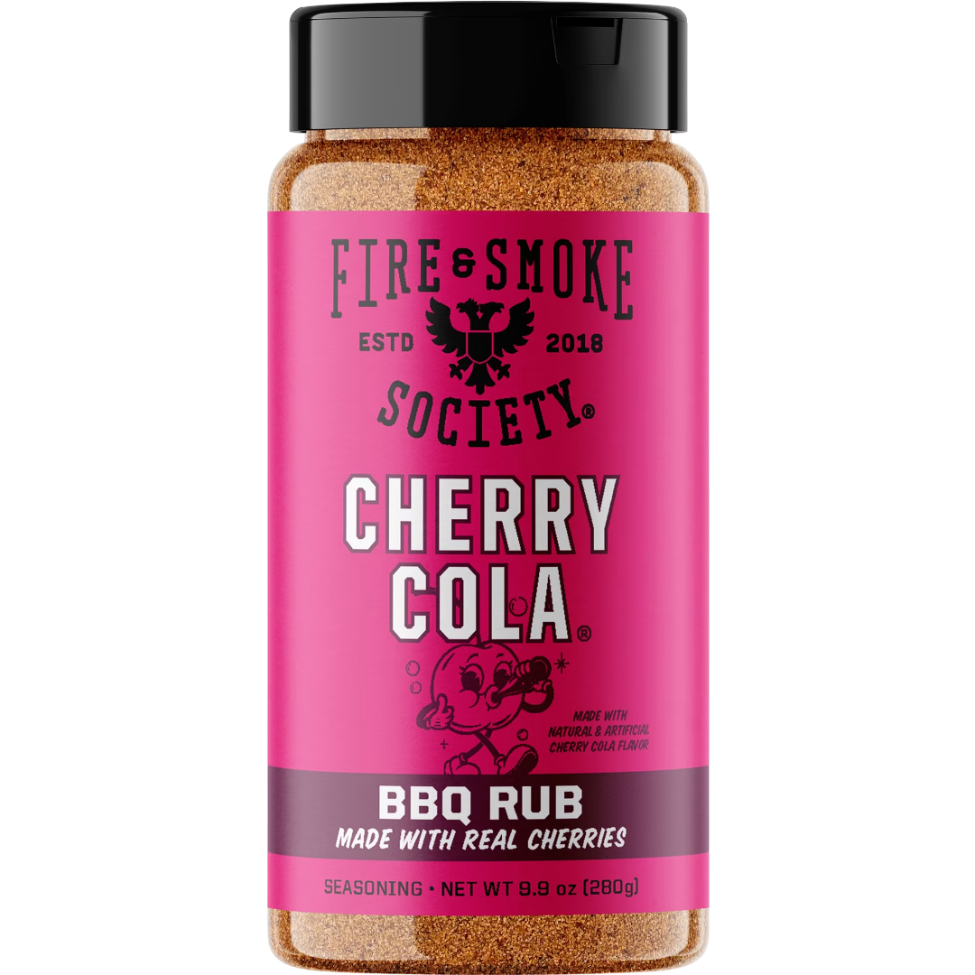 Fire & Smoke Society Cherry Cola BBQ Rub, Grill Seasoning, 9.9 oz