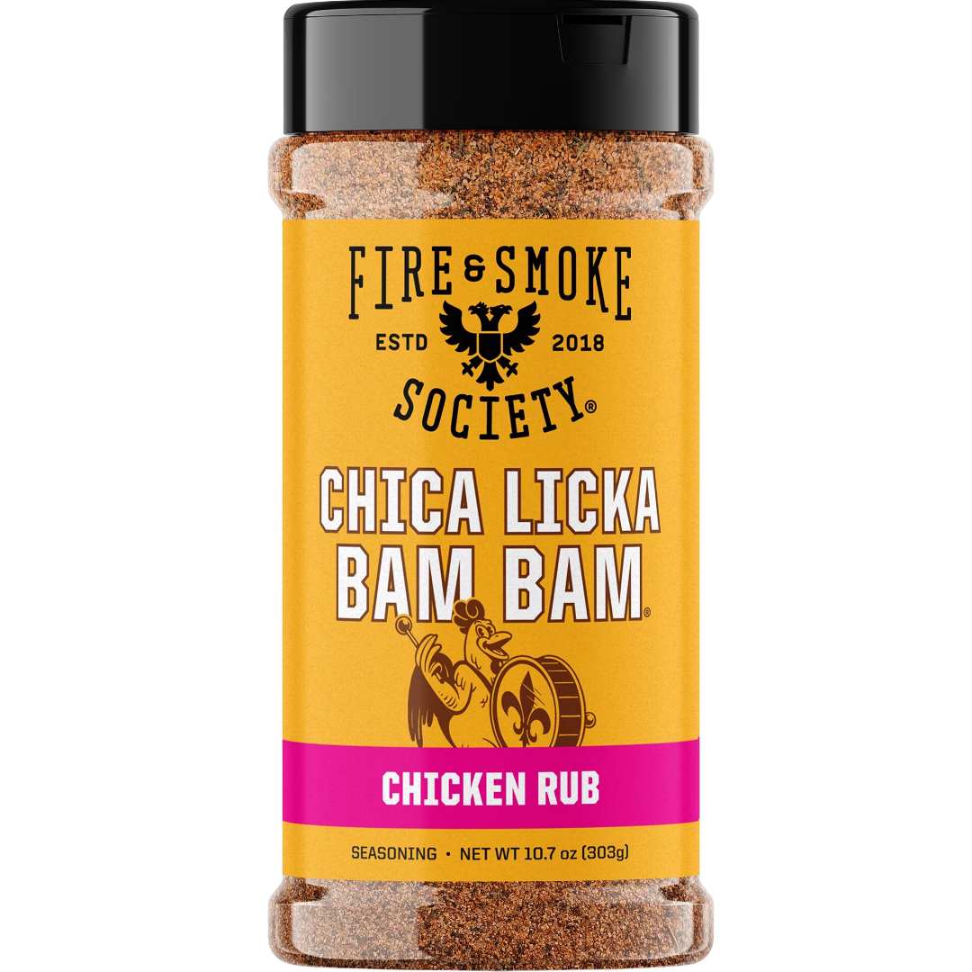 Fire & Smoke Society Chica Licka Bam Bam Chicken Seasoning, 10.7 oz