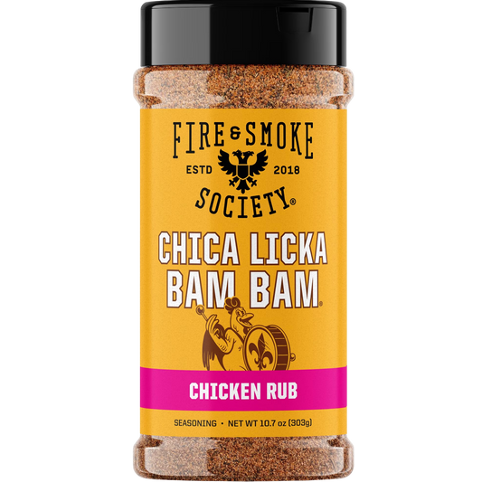 Fire & Smoke Society Chica Licka Bam Bam Chicken Seasoning, 10.7 oz