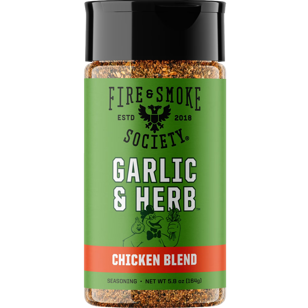 Fire & Smoke Society Garlic & Herb Chicken Blend Seasoning, 5.5 oz