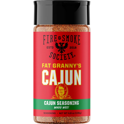 Fire & Smoke Society Fat Granny's Cajun Seasoning, 4.8 oz