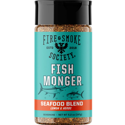 Fire & Smoke Society Fish Monger Fish Seasoning Blend, 5.2 oz