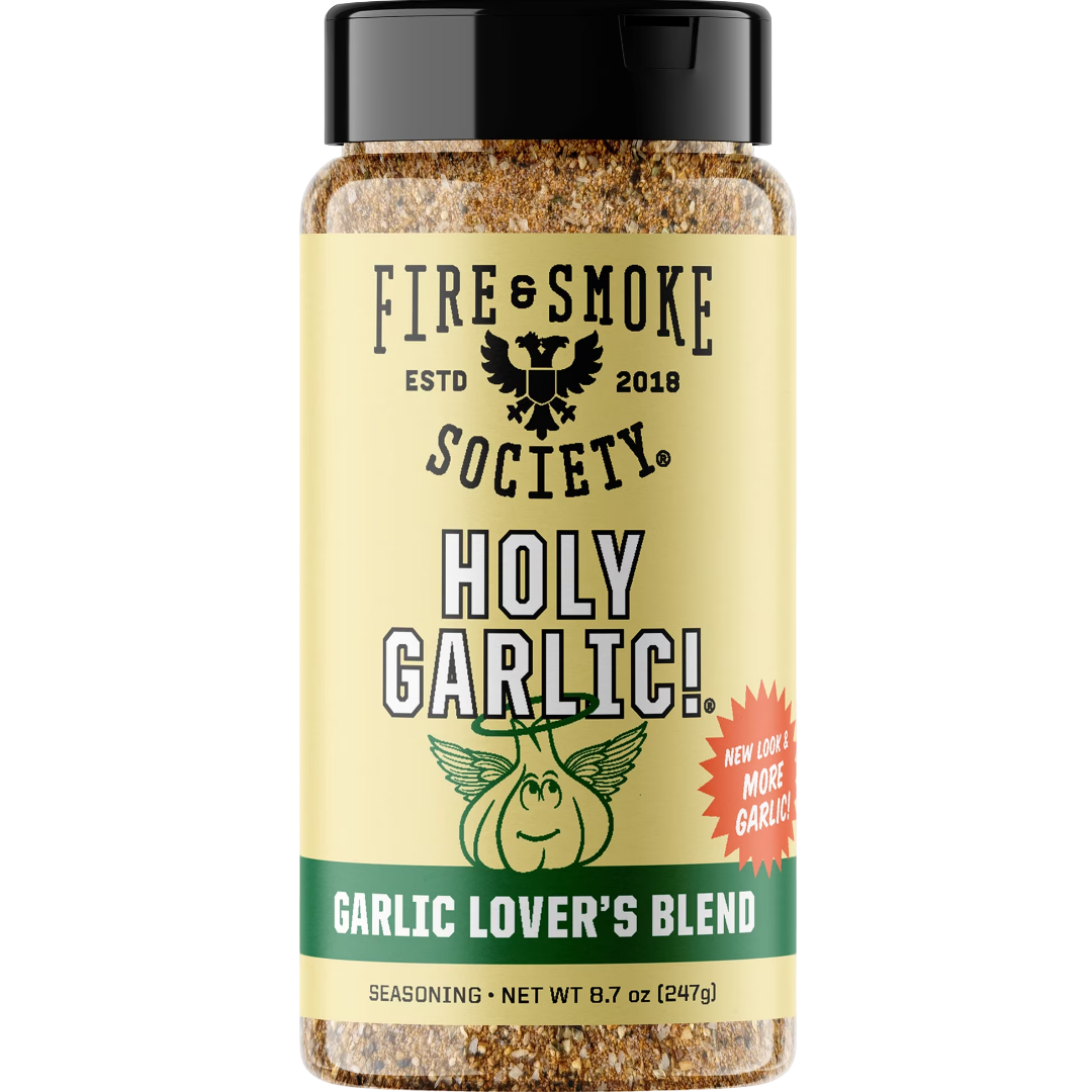 Fire & Smoke Society Holy Garlic All Purpose Seasoning, 8.7 oz