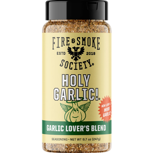 Fire & Smoke Society Holy Garlic All Purpose Seasoning, 8.7 oz