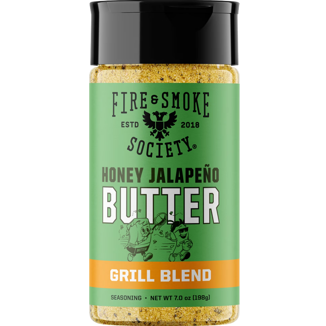 Fire & Smoke Society Honey Jalapeno Butter Seasoning, 7 oz
