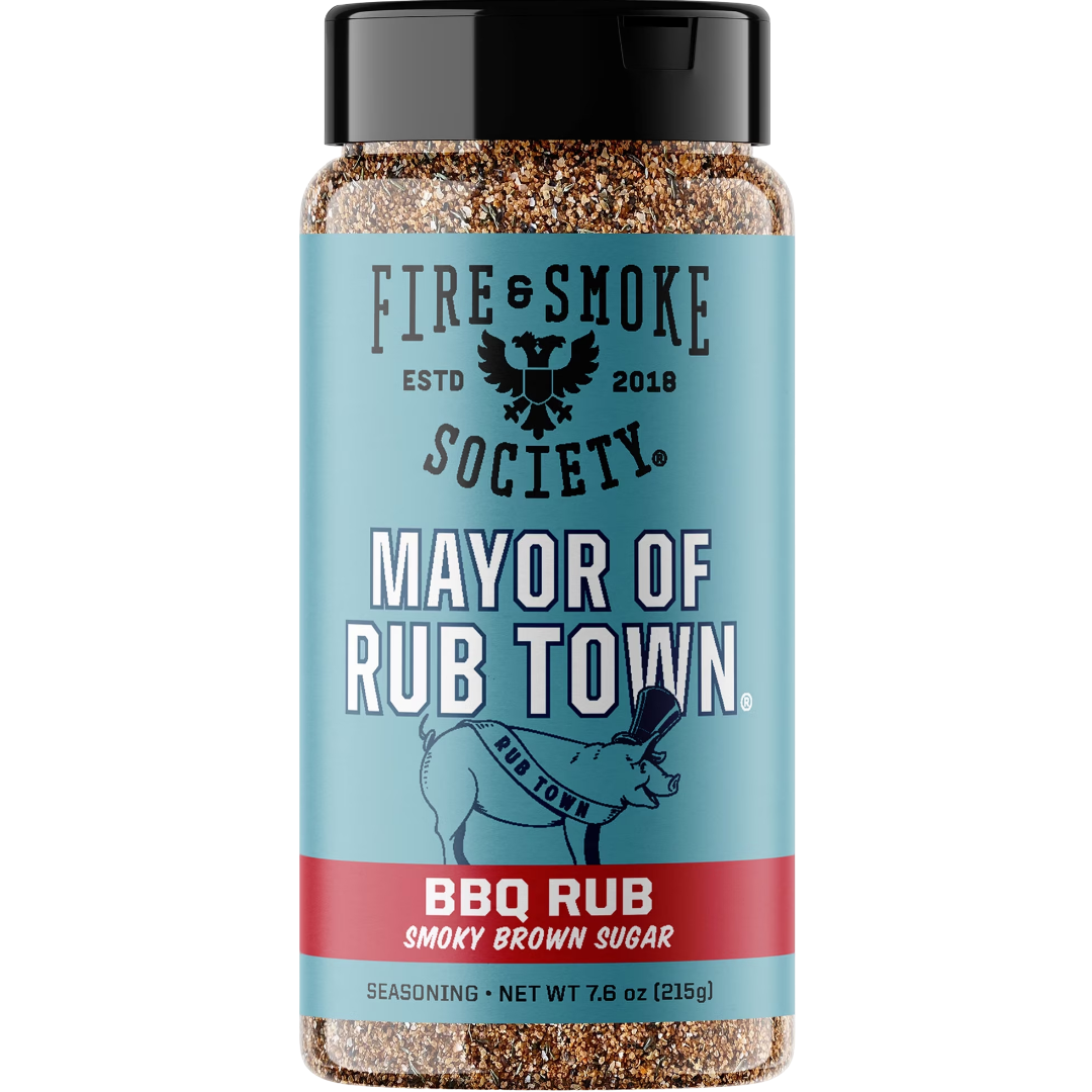 Fire & Smoke Society Mayor of Rubtown Barbecue Seasoning Rub, 7.6 oz