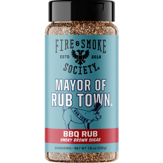Fire & Smoke Society Mayor of Rubtown Barbecue Seasoning Rub, 7.6 oz