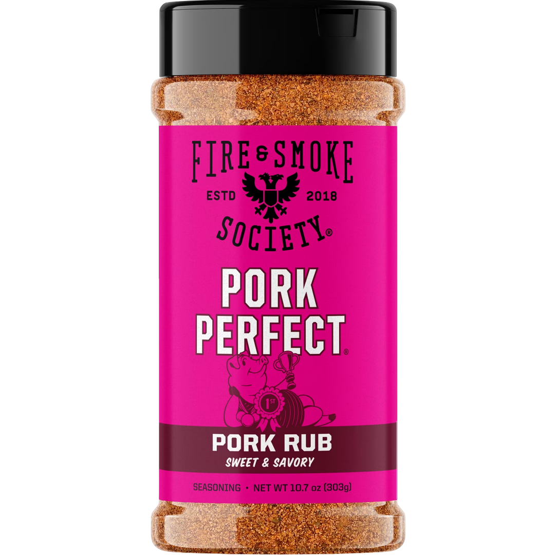 Fire & Smoke Society Pork Perfect Spice Blend Rub, BBQ Seasoning, 10.7 oz