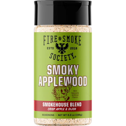 Fire & Smoke Society Smoky Applewood BBQ Seasoning, 6.9 oz