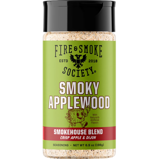 Fire & Smoke Society Smoky Applewood BBQ Seasoning, 6.9 oz