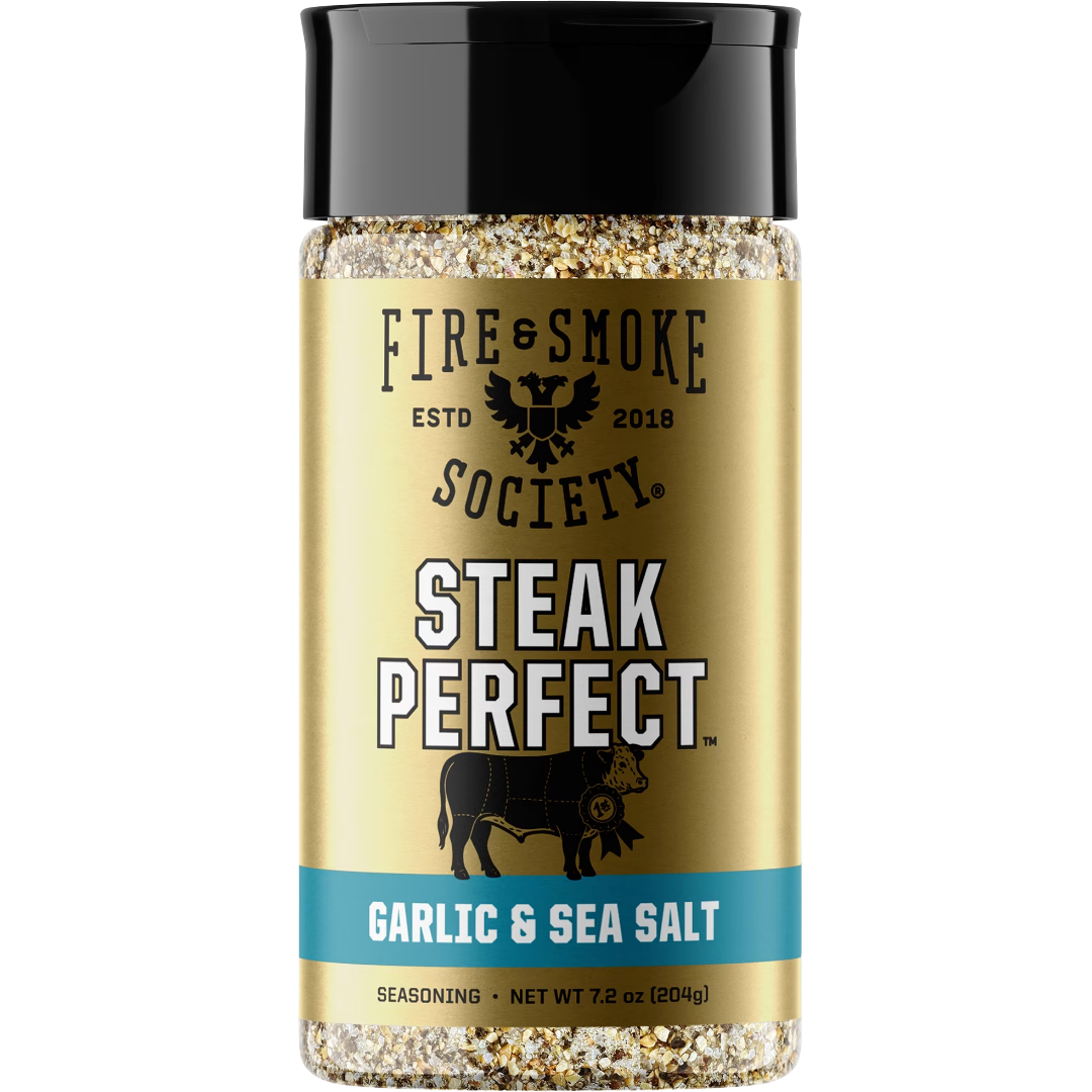 Fire & Smoke Society Steak Perfect Seasoning, BBQ Rub, 7.2 oz