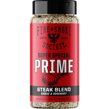 Fire & Smoke Society Super Special Prime, Steak Seasoning, BBQ Rub 10.1 oz