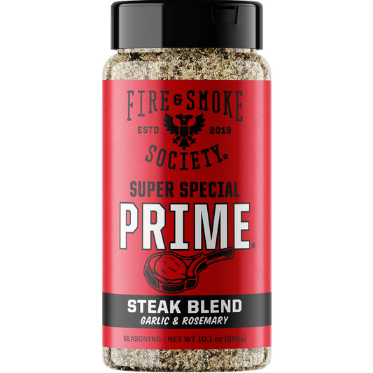 Fire & Smoke Society Super Special Prime, Steak Seasoning, BBQ Rub 10.1 oz