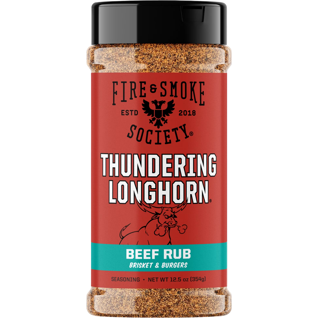 Fire & Smoke Society Thundering Longhorn Steak Seasoning Beef Rub, 12.5 oz