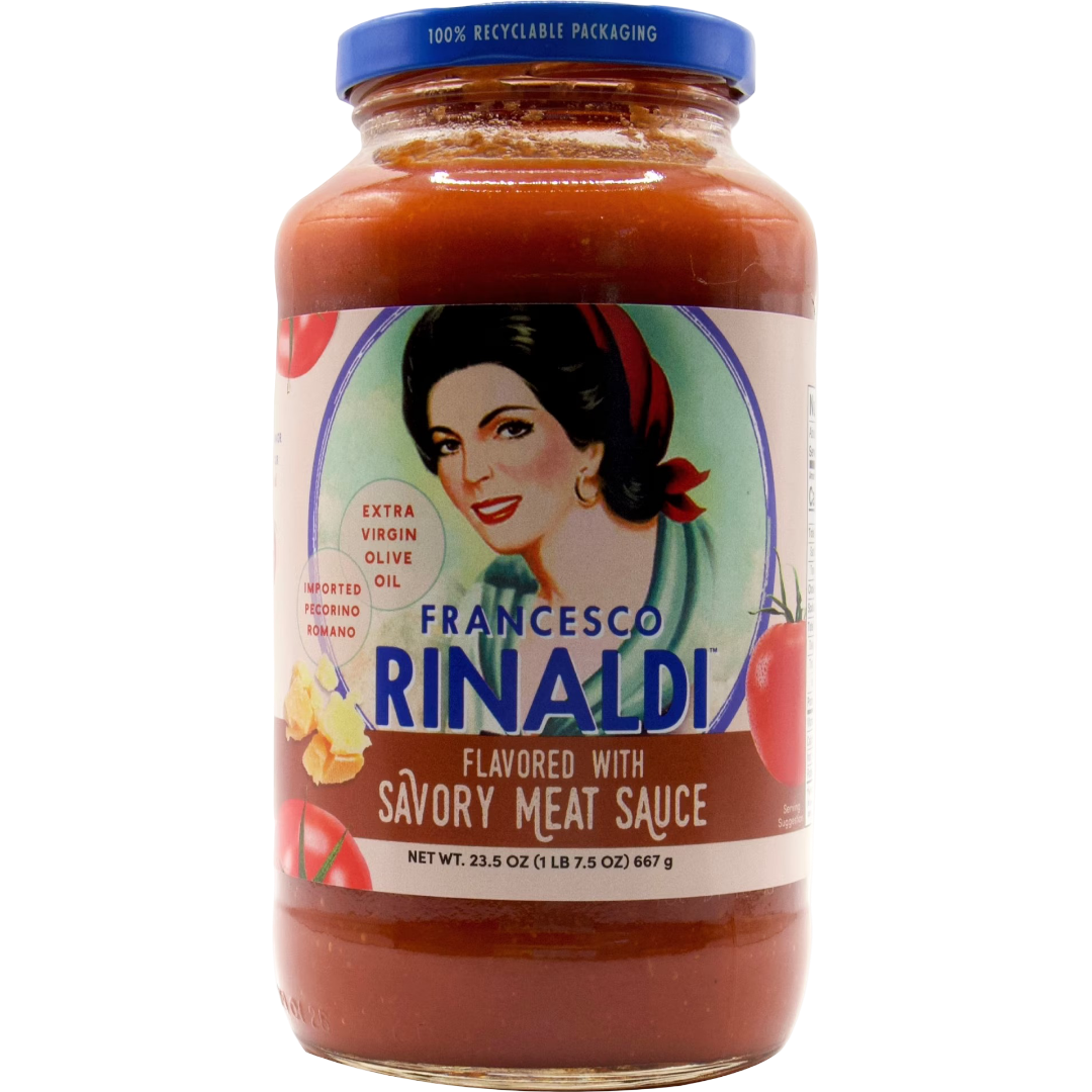 Francesco Rinaldi Savory Meat Flavored Sauce, 23.5oz