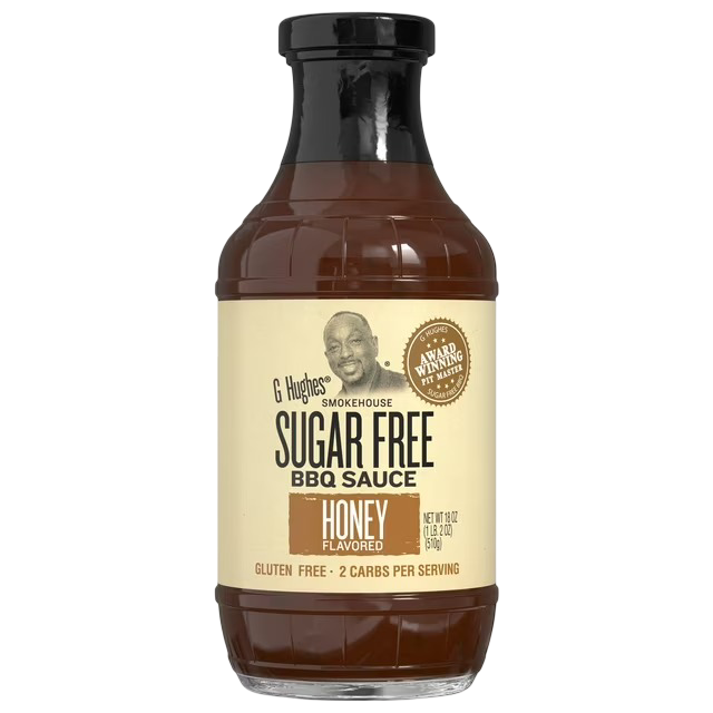 G Hughes Sugar Free Honey Flavored BBQ Sauce, 18oz