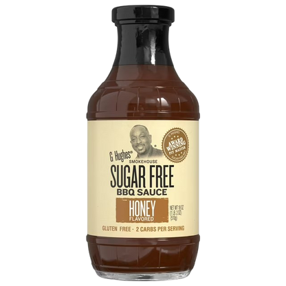 G Hughes Sugar Free Honey Flavored BBQ Sauce, 18oz
