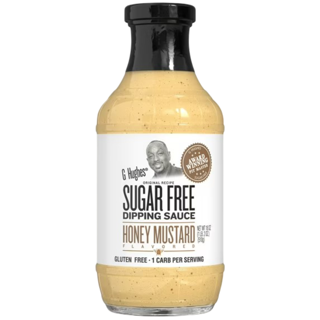 G Hughes Sugar Free Honey Mustard Dipping Sauce, 18oz