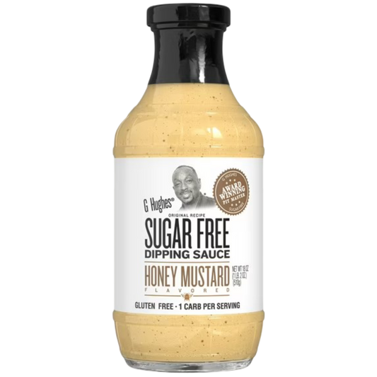 G Hughes Sugar Free Honey Mustard Dipping Sauce, 18oz