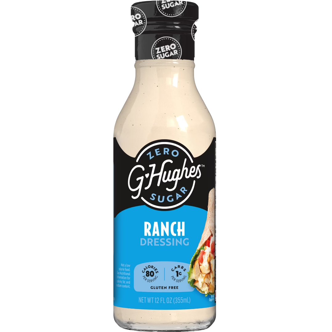 G Hughes Zero Sugar Ranch Dressing, 12 fl oz