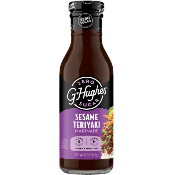 G Hughes Sugar Free Sesame Teriyaki Marinade, 12oz