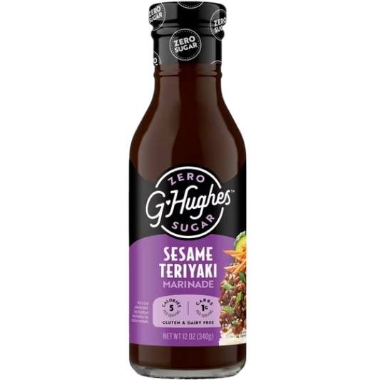 G Hughes Sugar Free Sesame Teriyaki Marinade, 12oz
