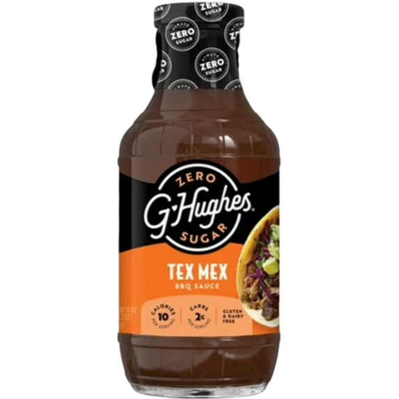 G Hughes Sugar Free Tex Mex BBQ Sauce, 18 oz