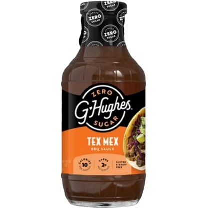 G Hughes Sugar Free Tex Mex BBQ Sauce, 18 oz