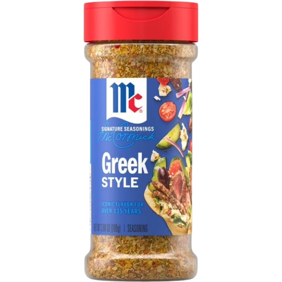 McCormick Greek Style Seasoning, 3.88 oz