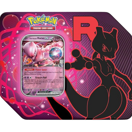 Pokémon TCG: Team Rocket Tin - Mewtwo