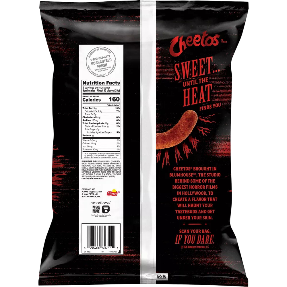 Cheetos Sweet Phantom Heat Puffs, The Flavor of Fear, 8 oz