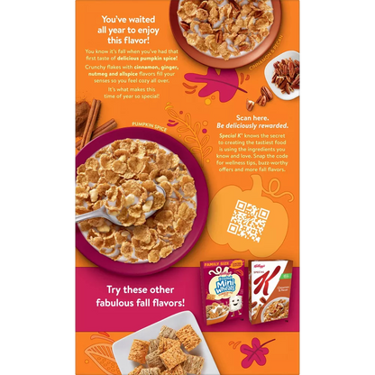 Kellogg's Special K Pumpkin Spice Breakfast Cereal, 16.7 oz