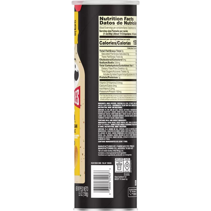 Pringles Buffalo Wild Wings BWW Parmesan Garlic Crisps Chips, 5.5 oz