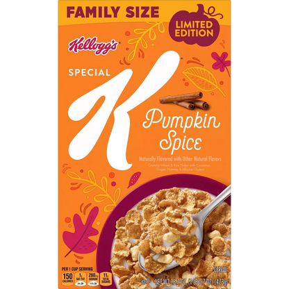 Kellogg's Special K Pumpkin Spice Breakfast Cereal, 16.7 oz