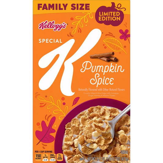 Kellogg's Special K Pumpkin Spice Breakfast Cereal, 16.7 oz