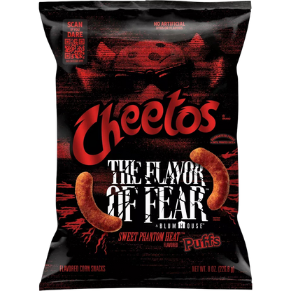 Cheetos Sweet Phantom Heat Puffs, The Flavor of Fear, 8 oz